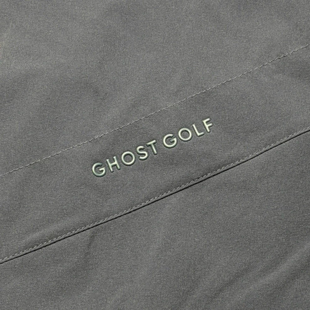 Ghost Golf Windbreaker Jacket Mens Large Blue Hooded Full Zip Performance Active